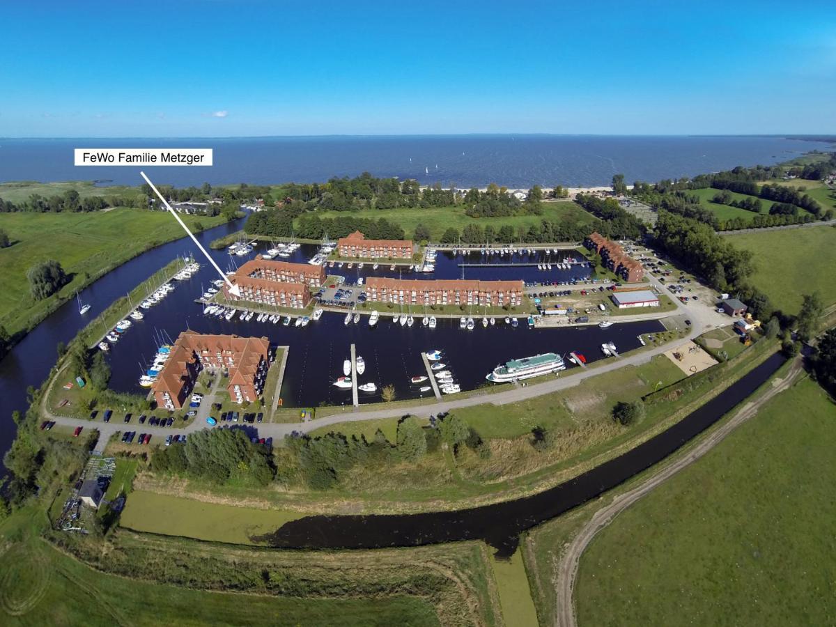 Blick Auf Yachthafen An Der Ostsee Ueckermunde Luaran gambar
